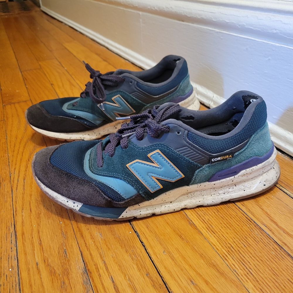 New Balance Blue and Gray Athletic Shoes